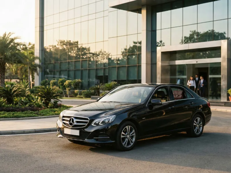 Corporate travel with executive sedans and SUVs