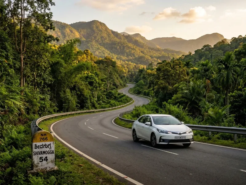 Outstation taxi service to Goa, Coorg and Mysore